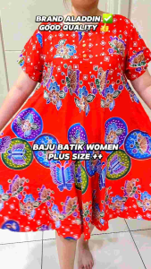 ALADDIN BAJU BATIK KLOK BOBOK / BAJU DRESS / BAJU BATIK TIDUR FREE SIZE GOOD QUALITY.