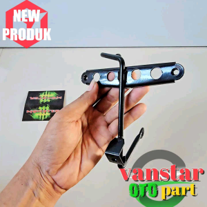 besi dudukan panel dasi tameng depan satria lumba 2tak petak