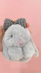 Premium Bagcharm Rabbit Doll Jumbo Gantungan Tas Boneka Kelinci Besar Lucu Cute Kawai Ganci Kawai