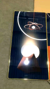 TRANH tròn khổ đại siêu lớn trang trí khách sạn biệt thự.. BẦU TRỜI VỀ ĐÊM CÁCH TÂN  TRÁNG GƯƠNG  MICA ĐỘC ĐÁO SANG TRỌNG HÌNH TRÒN KÍCH THƯỚC 80*80/90*90/100*100/120*120