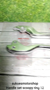 Handle handel rem set kiri kanan rem depan dan belakang [ SILVER ] honda genio delux beat street beat new led 2020 scoopy esp donat 2017 - 2025