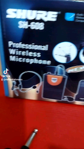 wireless mic shure sh-608 mic clip on + mic bando mic tanpa kabel shure sh608 mic jepit+mic bando mic imam mic masjid mic mushollah mic ceramah mic kancing mic jepit baju mic bando mic clip on