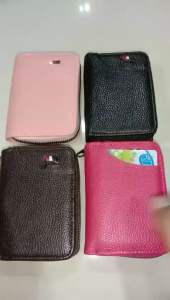 DOMPET KARTU MINI FY 2105-20 BANYAK RUANG DENGAN FITUR RFID TAMPILAN KILAT LEMBUT