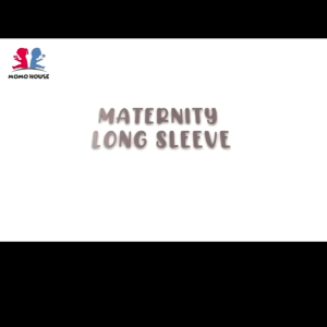 Peplum Ruffle Layer Blouse Muslimah Long Sleeve Maternity Women Wear Baju Mengandung (MB001)