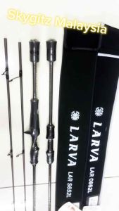 Skygitz Malaysia INSECT-AR Larva Black Edition Ul Sungai atau Kolam Siakap Fishing Rod