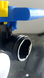 2 นิ้ว ข้อต่อถัง IBc ทั้งหมด 1000 ลิตร เกลียวหยาบ ละเอียด รูปแลกประสบการณ์ ขนาด 2