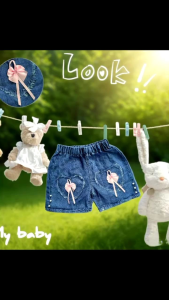 Celana pendek jeans anak hotpant import anak hotpant jeans perempuan celana jeans pendek 1-4 tahun