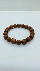 Gelang Kayu Setigi Laut Bulat Kombinasi Marjan A110