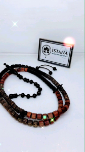 Tasbih Kombinasi Liwung Hitam Galih Kelor & Bidara Arab