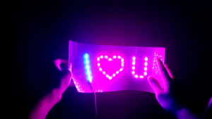 LED SAY lampu fans nonton konser tulisan I LOVE U