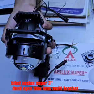Lampu LED Multi Fungsi: Aeslux Projector 3 Inci Plus Devil Eyes 65 Watt