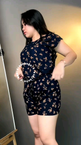 80 ribu dapat 4pcs piyama one set babydoll setelan pendek dan panjang rayon motif Random / Langsung dari konveksi
