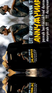 Atasan Kaos T-Shirt Baju Distro Bahan Cotton Premium Harga Grosir Terbaru Orang Duduk