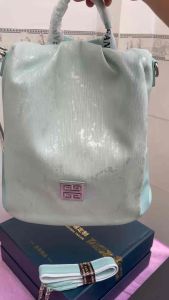 Túi xách balo quảng châu giá rẻ túi xách quảng châu cao cấp balo da mềm màu xanh vân đẹp balo chống trộm dây kéo sau lưng