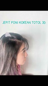 SHARON - JEPIT RAMBUT MINI BENTUK TOTOL 3D / JEPIT JEDAI MINI HAIRCLIP KOREA