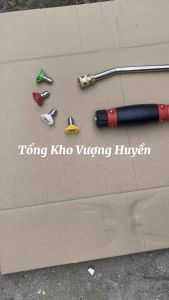 Súng rửa xe áp lực cao dạng công nghiệp + béc phun