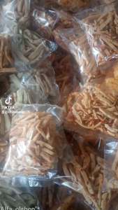 basreng kriuk daun jeruk versi toplesan/satu toples isi 50pcs uk 15gr