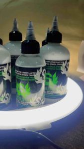 น้ำยาลอกลายสัก Stu แท้ 4 ออนซ์ 120 mLส่งด่วน แถมกระดาษลอกลาย 1 แผ่นต่อ1ขวด