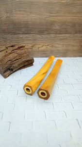 Once pipa padutan kayu kelor emas model segi enam J70