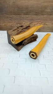 Once pipa klokotan kayu kelor emas segi enam model S J71