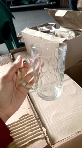 GELAS ES TEH JUMBO 380ML / GELAS MINUM GAGANG TEH SUPER TEBAL BEST SELLER !!!