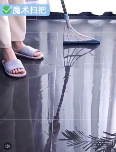 SILICONE SCRAPER BROOM MAGIC WIPER BROOM CLEANING BATHROOM GLASS ONE PIECE WIPE MOP HOUSEHOLD SMALL BROOM SPLICING BROOM A