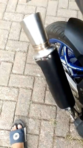 Saringan Knalpot Samlong: Bor Boran Engker Inlet 38-50 & Panjang 25 cm