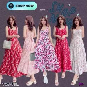 Maxi Dress แม็กซี่เดรสยาว หลายสี