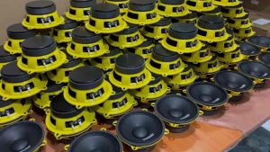 ลำโพง5นิ้ว DK โครงเหลือง DK-MOTOR งานแท้ แรงๆ 100w ดอกกลาง กลาง 5นิ้ว 4ohm ลำโพง5“ dk-motor