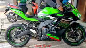 KNALPOT RACING IMPORT SC PROJECT HALF BLUE FULLSISTEM ZX25R