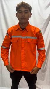 Kemeja Kerja Safety Lengan Panjang: Atasan Proyek Aman