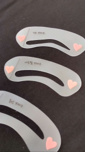 (2 pcs) Cetakan Alis 3 in 1 mini Pencetak alis rapih eyebrows template 3 in 1