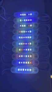 ไฟมูดูกระพริบ RGB 12-24V แถว10ดวง ไฟแต่งเอนกประสงค์