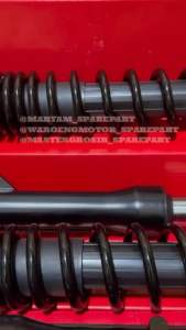 PAKET HEMAT ORIGINAL 1 SET KANAN KIRI AS SHOCK DEPAN + TABUNG & SHOCKBLEKER BELAKANG HONDA REVO ABSOLUTE BLADE FI BLADE NEW KWB/KWW