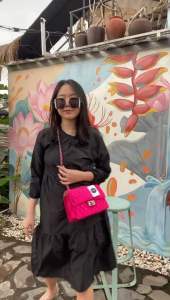 TAS WANITA /TAS SELEMPANG KODE  MY CHOICE BAG SUEDE