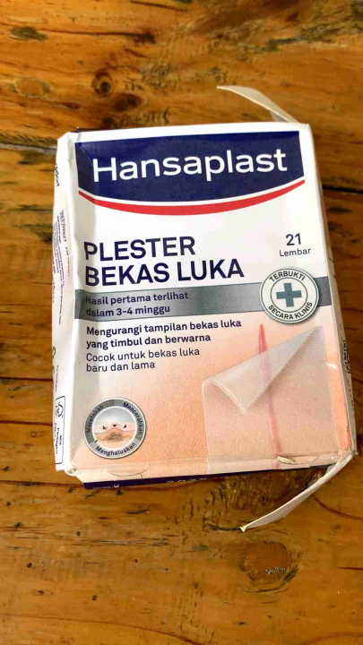 Hansaplast plester bekas 2025 luka