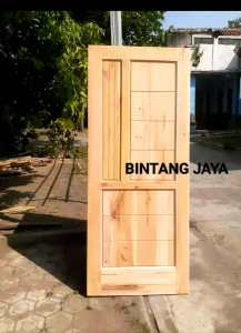 Kusen Dan Daun Pintu Kayu Mahoni Pintu Depan Pintu Kamar Minimalis