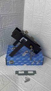 Gagang Kunci Pintu / Handle Pintu Komplit TANGGUNG 20 Cm Murah PREMIUM MOTIF Black