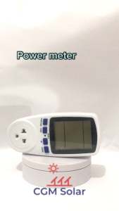 Power Meter Plug Energy Meter Watt Voltage for flat and round plugs