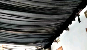 plafon sisir panjang 4 meter x lebar 1 meter