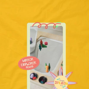 Sensory Splash Club - Early Educational Mirror Board for Self-Awareness  Explorer Activity on Kids
