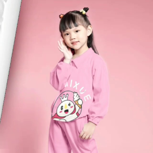 Little Pineapple Setelan Santai Blouse Mixue Botol Anak 2-4Y