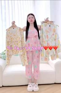 BỘ MẶC NHÀ 8 TẤC SÁT NÁCH BÈO TẦNG TOLE LANH SIZE M-L-XL-2XL(45-75KG)