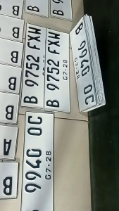 PLAT NOMOR MOBIL ( CUSTOM ) TERISEDIA FONT LAMA & FONT BARU