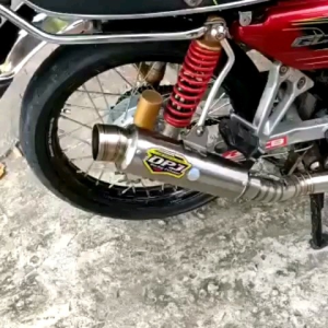 Silincer DPJ Kompetisi & Saringan Setengah Bahan Stainless Tebal