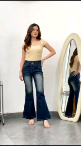 Celana Jeans Panjang Cutbray K2 Brown Terbaru Size 28-35