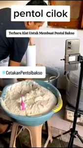 Cetakan pentol bakso Cetakan Cilok Bahan pvc Ukuran lubang 1cm 15cm 2cm 25cm 3cm 1 set lengkap