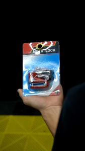 Gembok Cakram Motor Paling Kuat Anti Maling Bahan Solid Warna Acak Aksesoris Pengaman ARKANA ACC