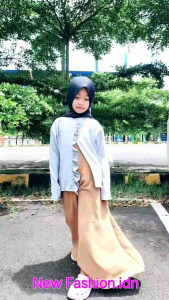 Setelan Anak Fashion: Aura Sett Kids Outher Terbaru dengan Bahan Crinkle Airflow Usia 4-13 Th