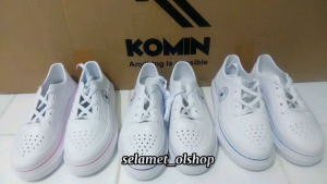 KOMIN Sepatu Wanita Sneakers Tali Terbaru Murah & Sepatu Cewek Wedges